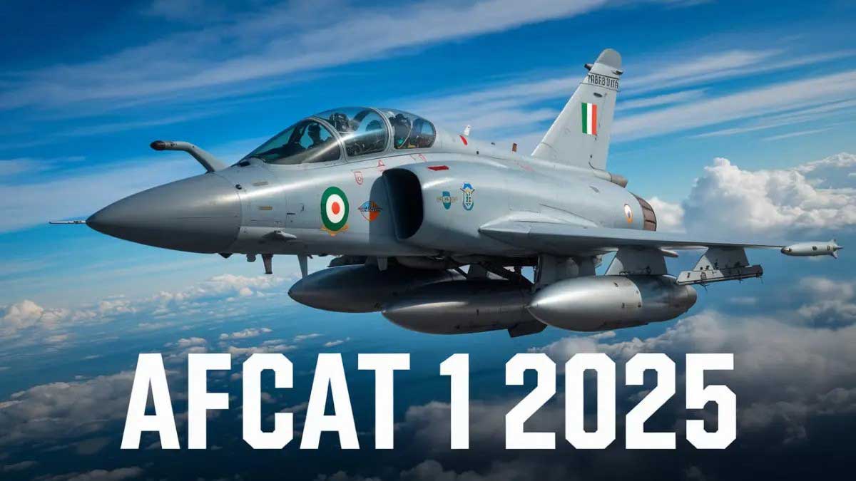 IAF AFCAT 1 Exam 2025 Registration for 336 Vacancies Begins on December 2, Check Details