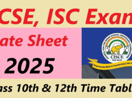 ICSE, ISC Exam Datesheet 2025 Released for Class 10, 12, Check Details