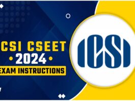 Instructions For Candidates Appearing In CSEET On November 9