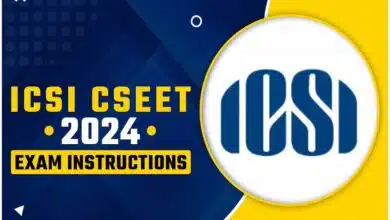 Instructions for candidates appearing for CSEET on November 9
