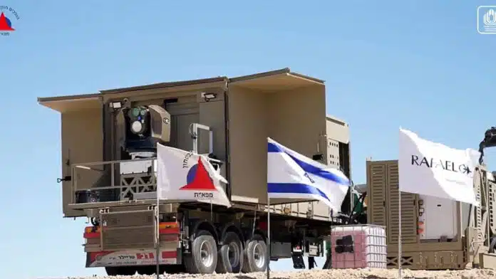 Israel's anti-missile defense Iron Beam