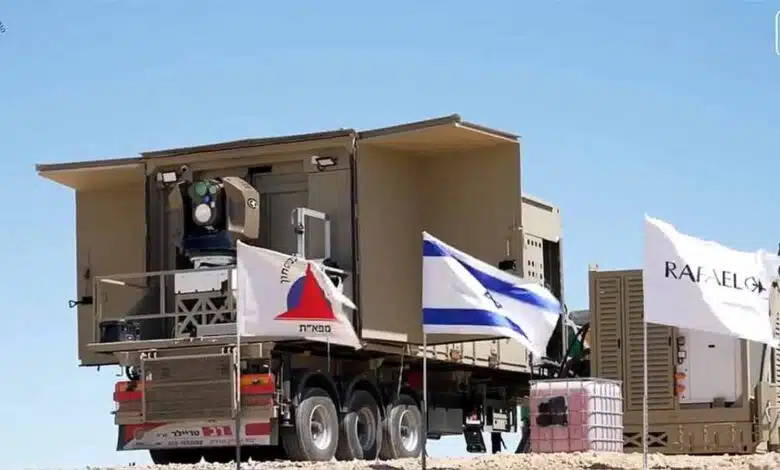 Israel's anti-missile defense Iron Beam