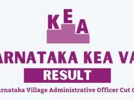 KEA VAO 2024 Result Declared for Village Administrative Officer, Check Details