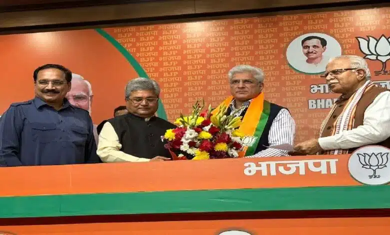 Kailash Gahlot joins BJP a day after leaving Aam Aadmi Party