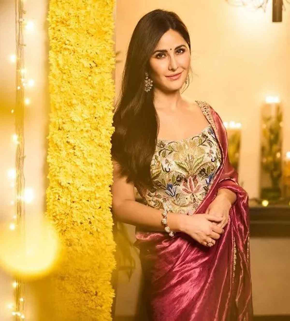 Katrina and Vicky Kaushal's stunning traditional look on Diwali 2024