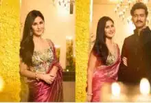 Katrina and Vicky Kaushal's stunning traditional look on Diwali 2024