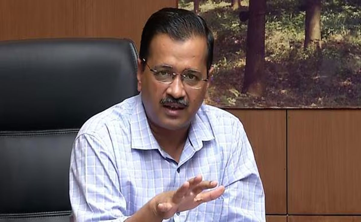 Arvind Kejriwal targeted BJP, claimed that Kailash Gehlot resigned due to pressure from ED.