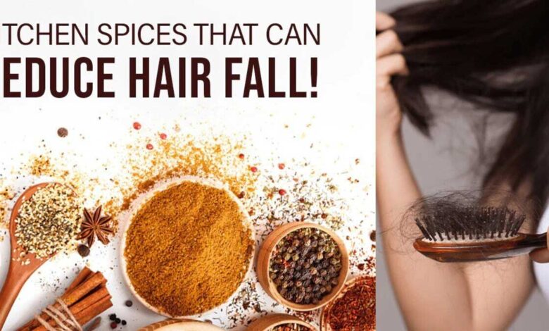 Kitchen spices that can reduce your hair fall