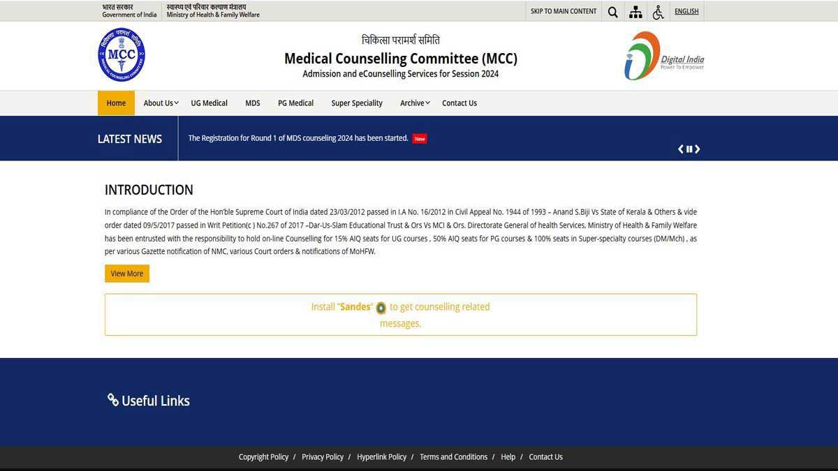 NEET PG Counselling 2024 MCC extends last date for Round 1 choice filling