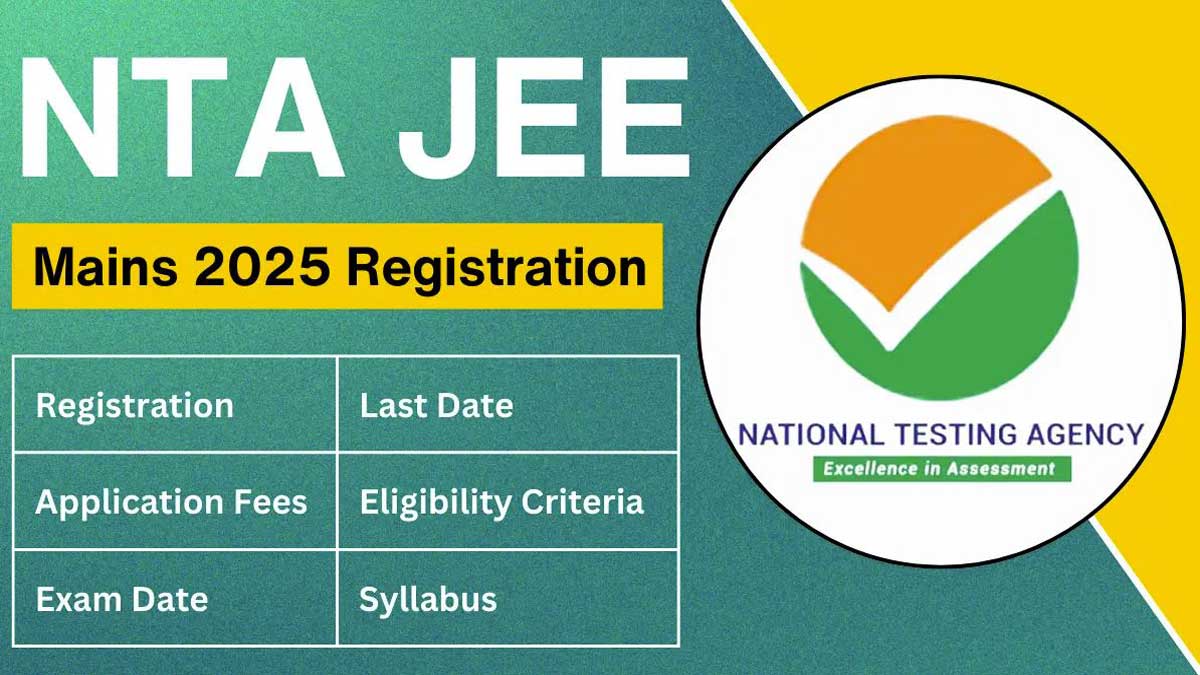 NTA JEE Mains 2025 Session 1 Registration Ends Next Week, Check Steps To Apply