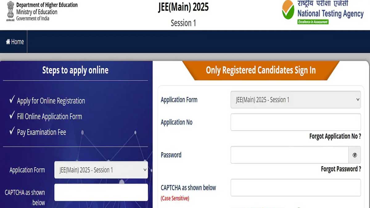 NTA JEE Mains 2025 Session 1 Registration Ends Next Week, Check Steps To Apply