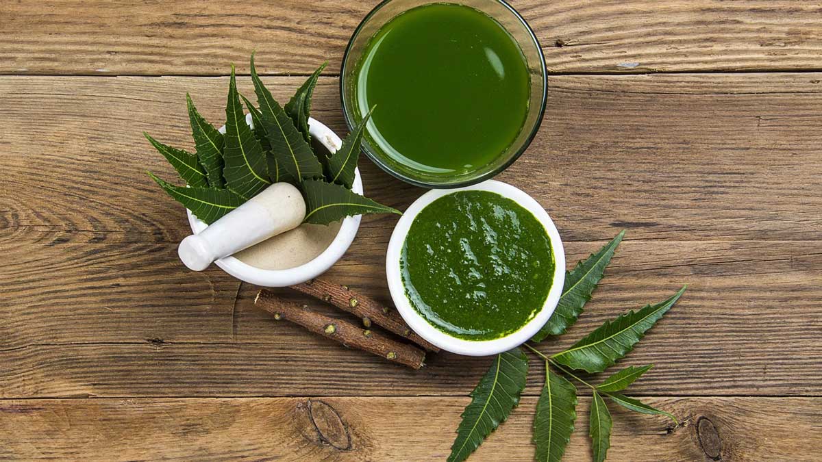 Neem is a natural remedy to get rid of dandruff