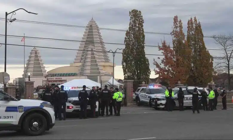 Ontario Sikh organization condemns violence outside Hindu temple in Brampton