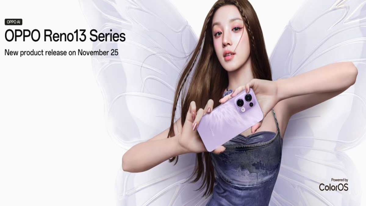 Oppo Reno 13 main name and color revealed, launched first on November 25