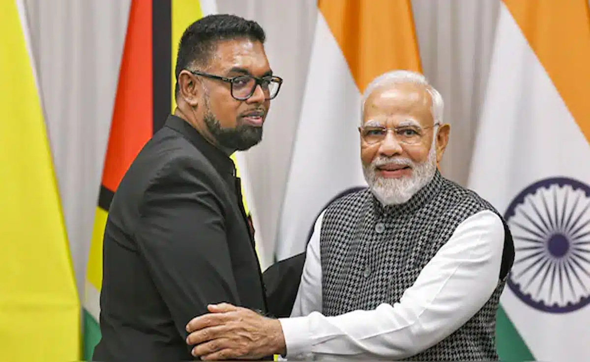 PM Modi becomes the first Indian PM to visit Guyana in 56 years, gets warm welcome at the airport