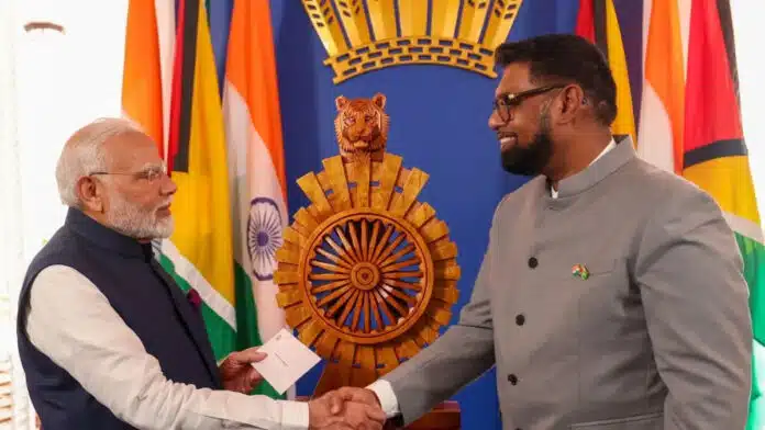 PM Modi honored with Guyana's highest civilian honor