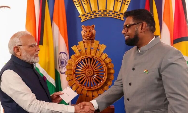 PM Modi honored with Guyana's highest civilian honor