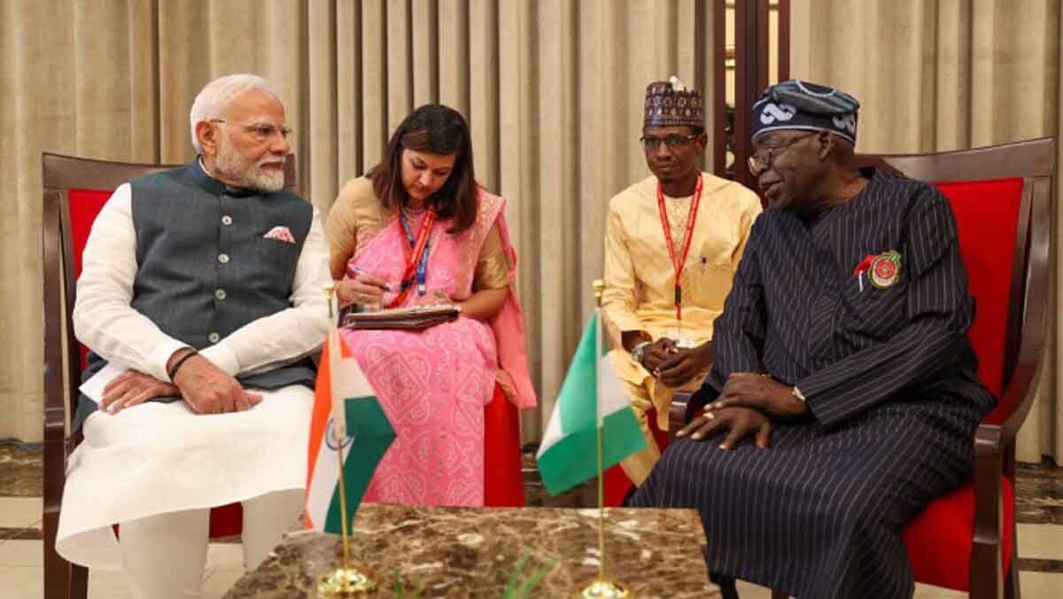 PM Modi presented 'Silofer Panchamrit Kalash' to Nigerian President Bola Ahmed Tinubu