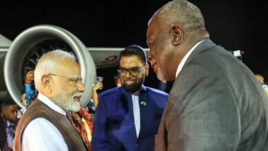 PM Modi becomes the first Indian PM to visit Guyana in 56 years, gets warm welcome at the airport