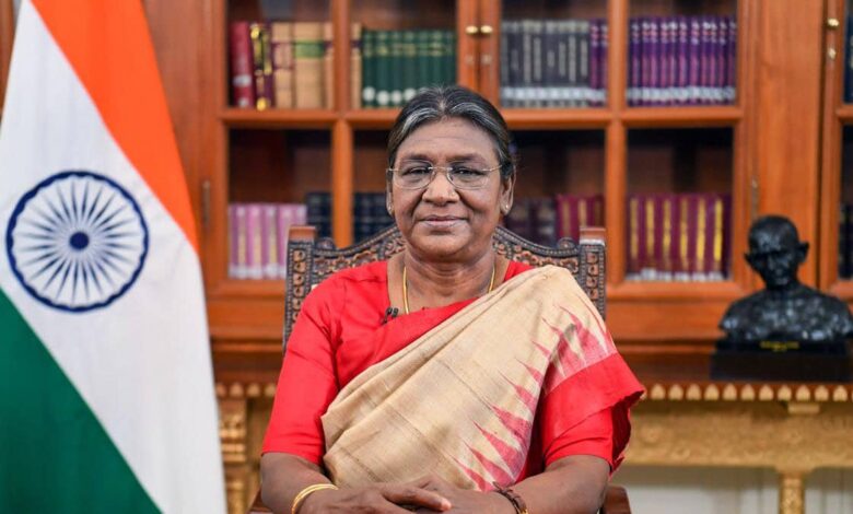 President Droupadi Murmu leaves for three-day visit to Tamil Nadu