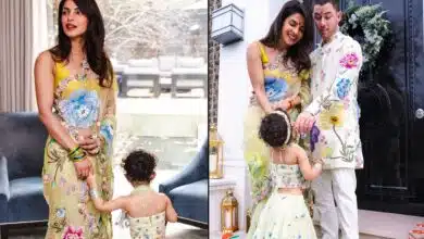 Priyanka Chopra adopted desi look for Diwali