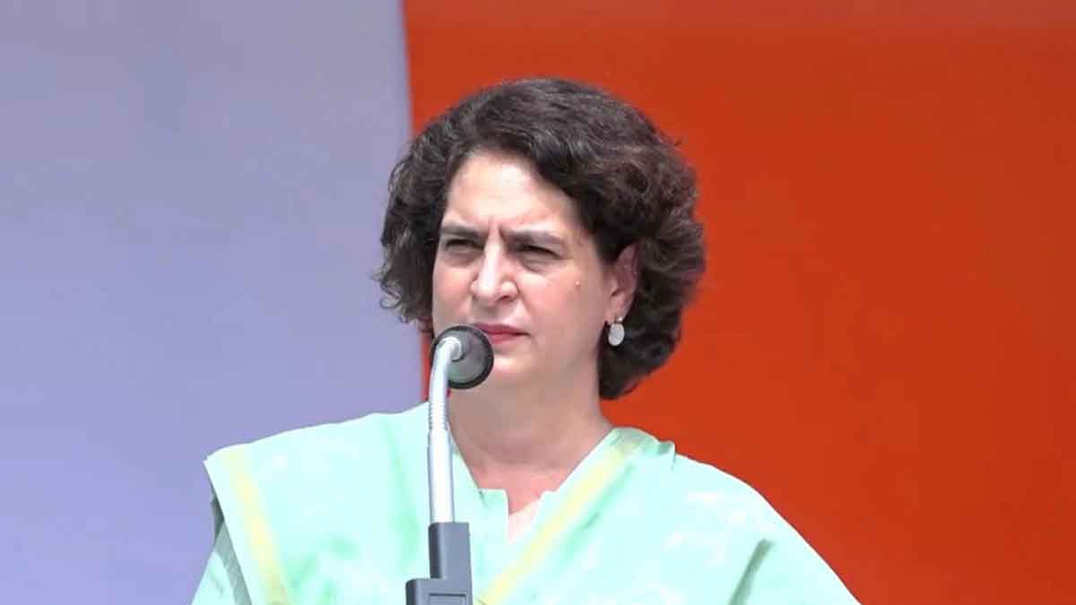 Priyanka Gandhi said The aim of the Modi govt is to remain in power by any means