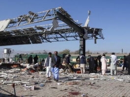 Pakistan suspends train services after deadly bombing at Quetta railway station