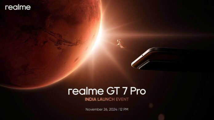 Realme GT 7 Pro with Snapdragon 8 Elite SoC to launch in India on November 26
