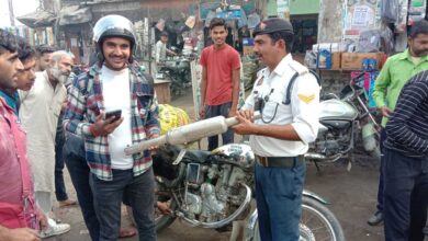 New initiative of traffic awareness in Sambhal