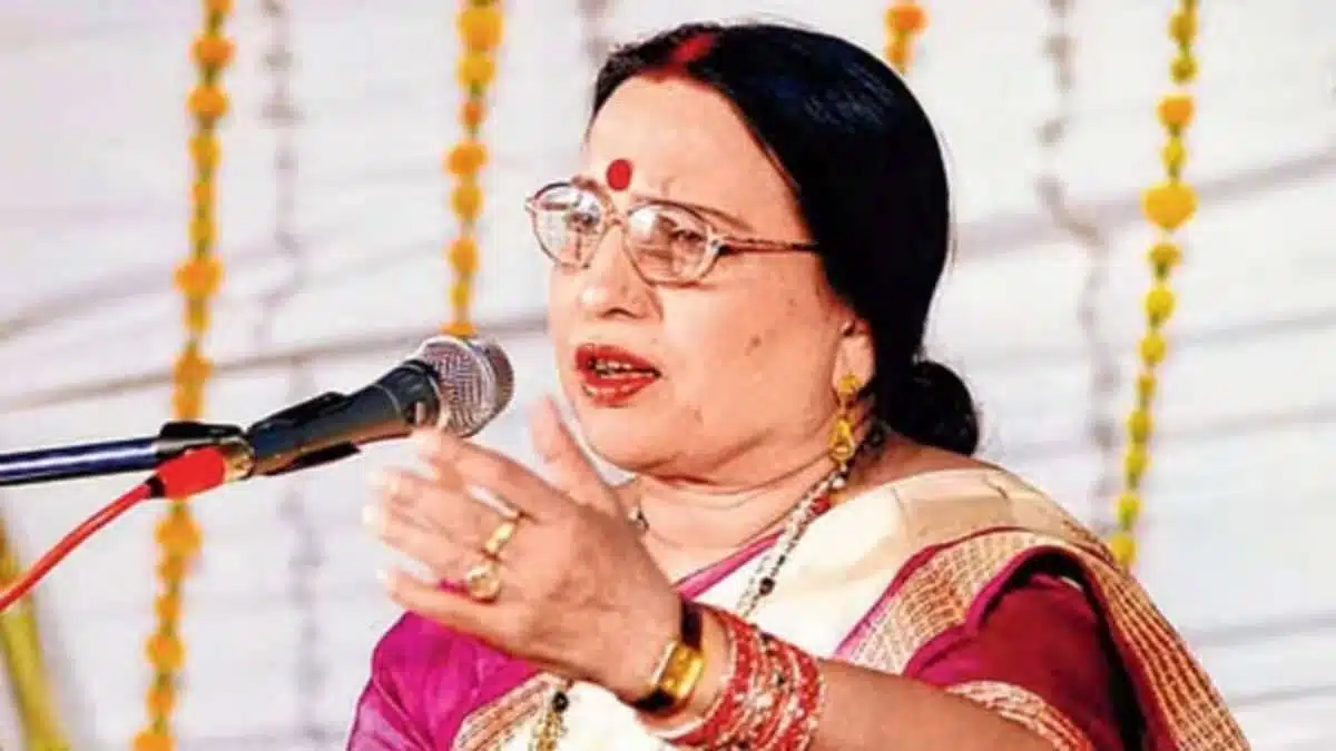 Sharda Sinha put on ventilator in Delhi AIIMS