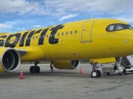 Shooting on Spirit Airlines flight