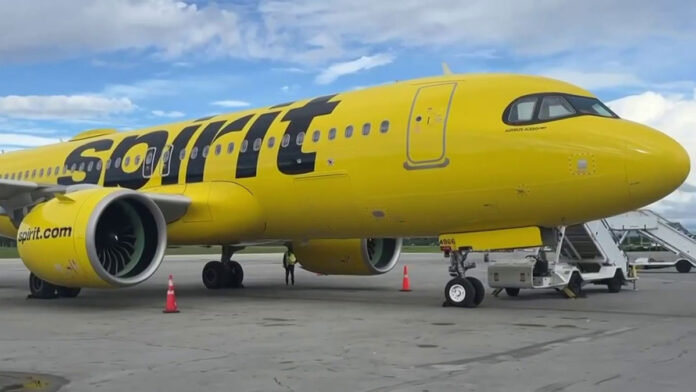 Shooting on Spirit Airlines flight