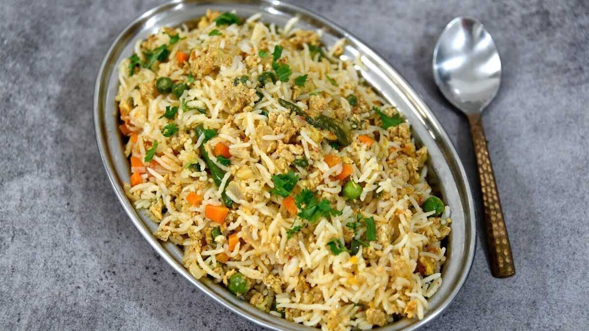 South Indian Egg Rice A delicious, comforting dish