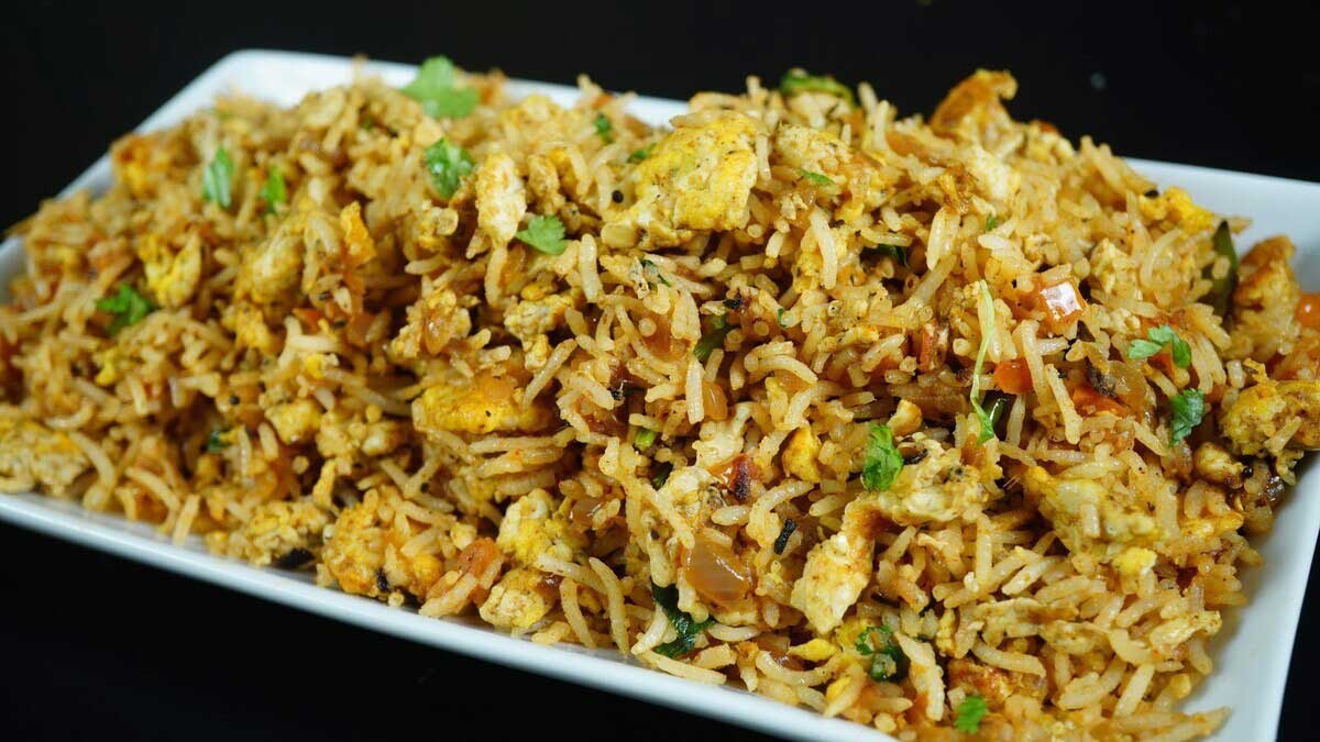 South Indian Egg Rice A delicious, comforting dish