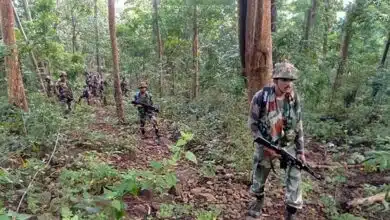 Ten Naxalites were killed in an encounter with security personnel in Sukma district of Chhattisgarh.
