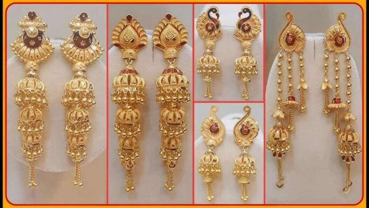 These 8 unique designs of gold jhumka