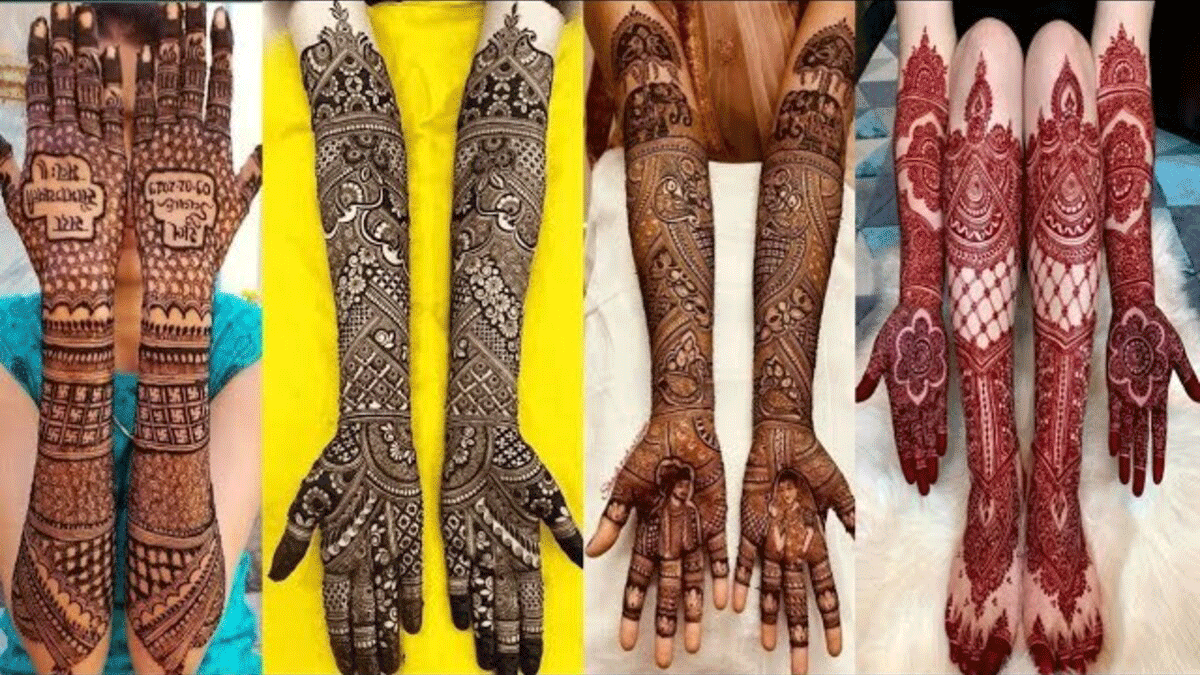 These Bridal Mehndi designs are very trendy these days