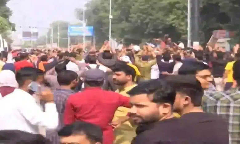 UPPSC candidates protest against multiple shifts in Prayagraj exam body assures honesty