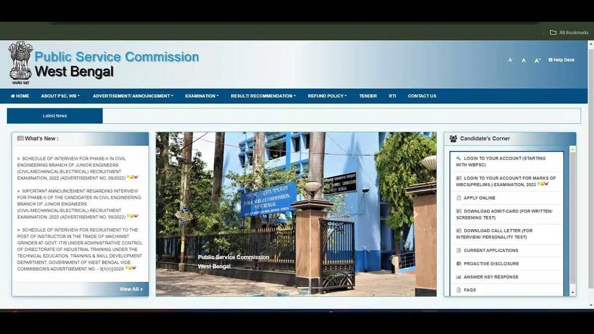 WBPSC Clerkship Exam Admit Card 2024 Released