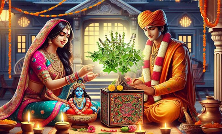 What are the rules and methods of Tulsi Vivah?