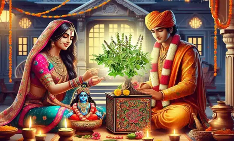 What are the rules and methods of Tulsi Vivah?