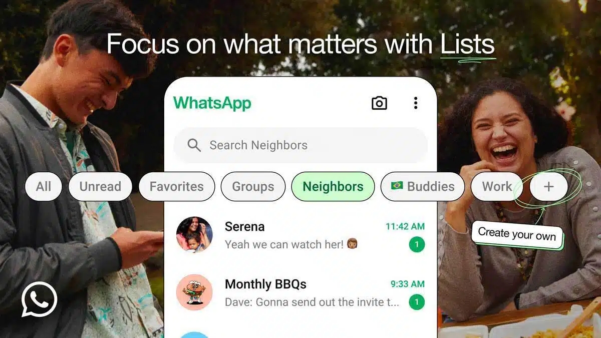 WhatsApp is rolling out custom list feature for all users globally