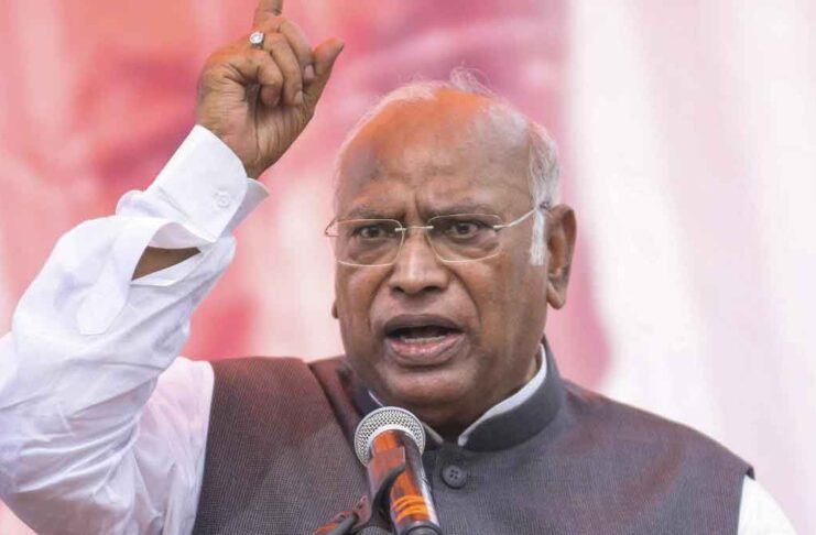 While advising Congress on electoral states Mallikarjun Kharge said