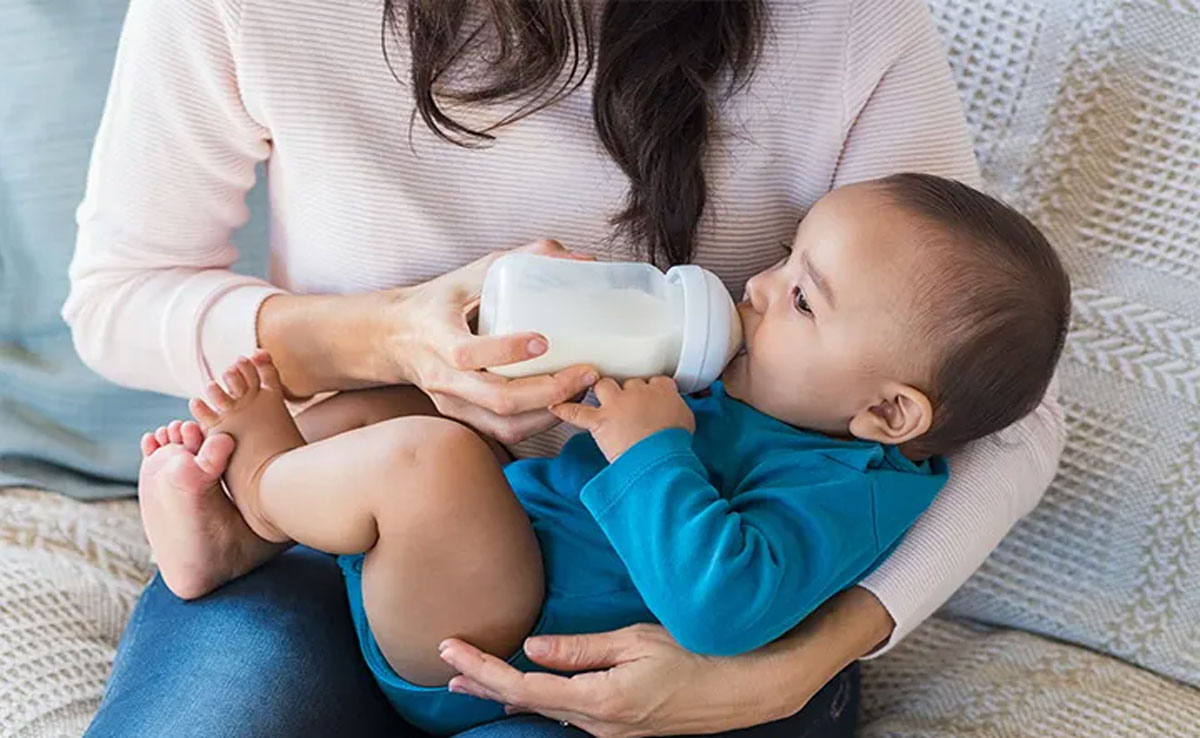 Milk bottles can increase the risk of pneumonia in children by up to 10 times.