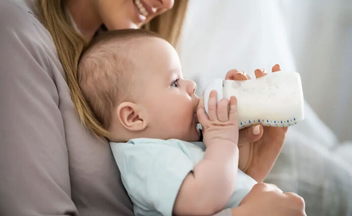 Milk bottles can increase the risk of pneumonia in children by up to 10 times.