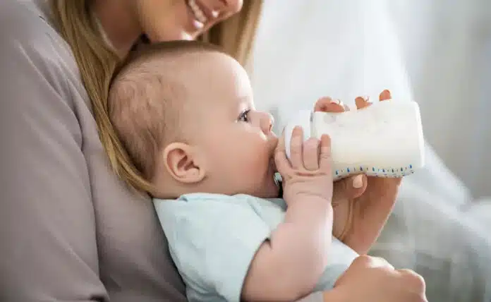 Milk bottles can increase the risk of pneumonia in children by up to 10 times.