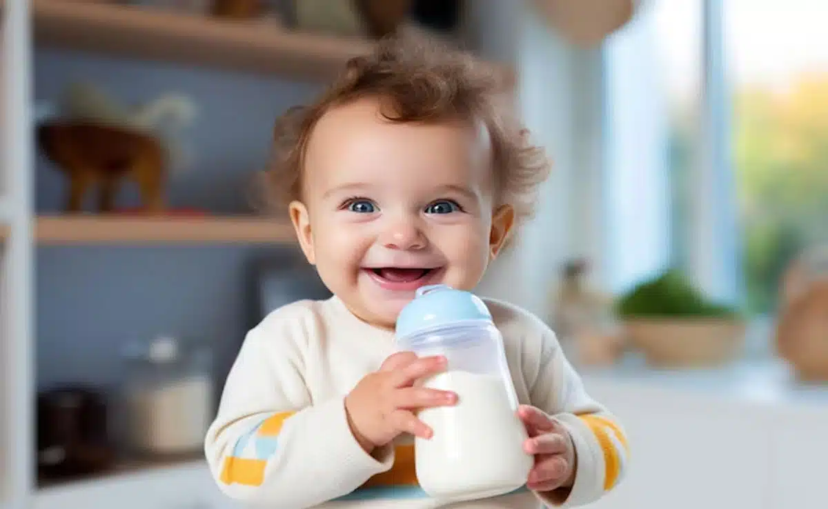 Milk bottles can increase the risk of pneumonia in children by up to 10 times.