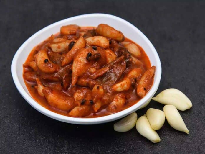 garlic pickle taste and health