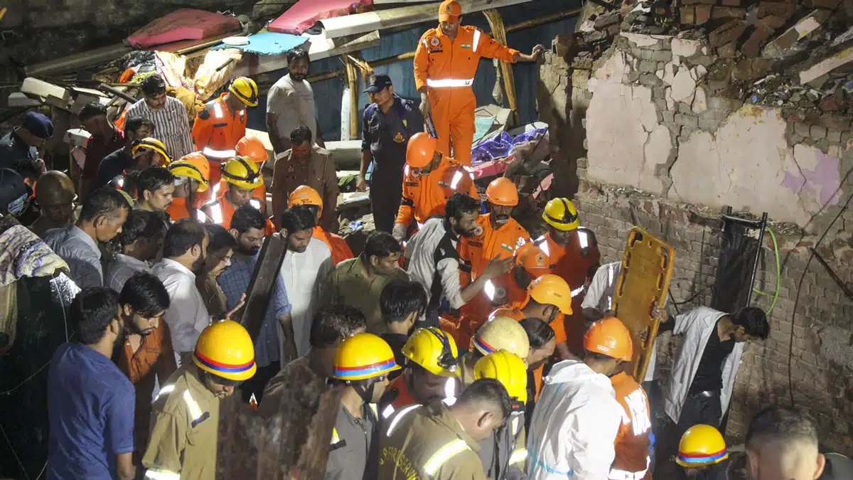 Two dead, many injured as three houses collapse in MP's Morena, rescue operations underway