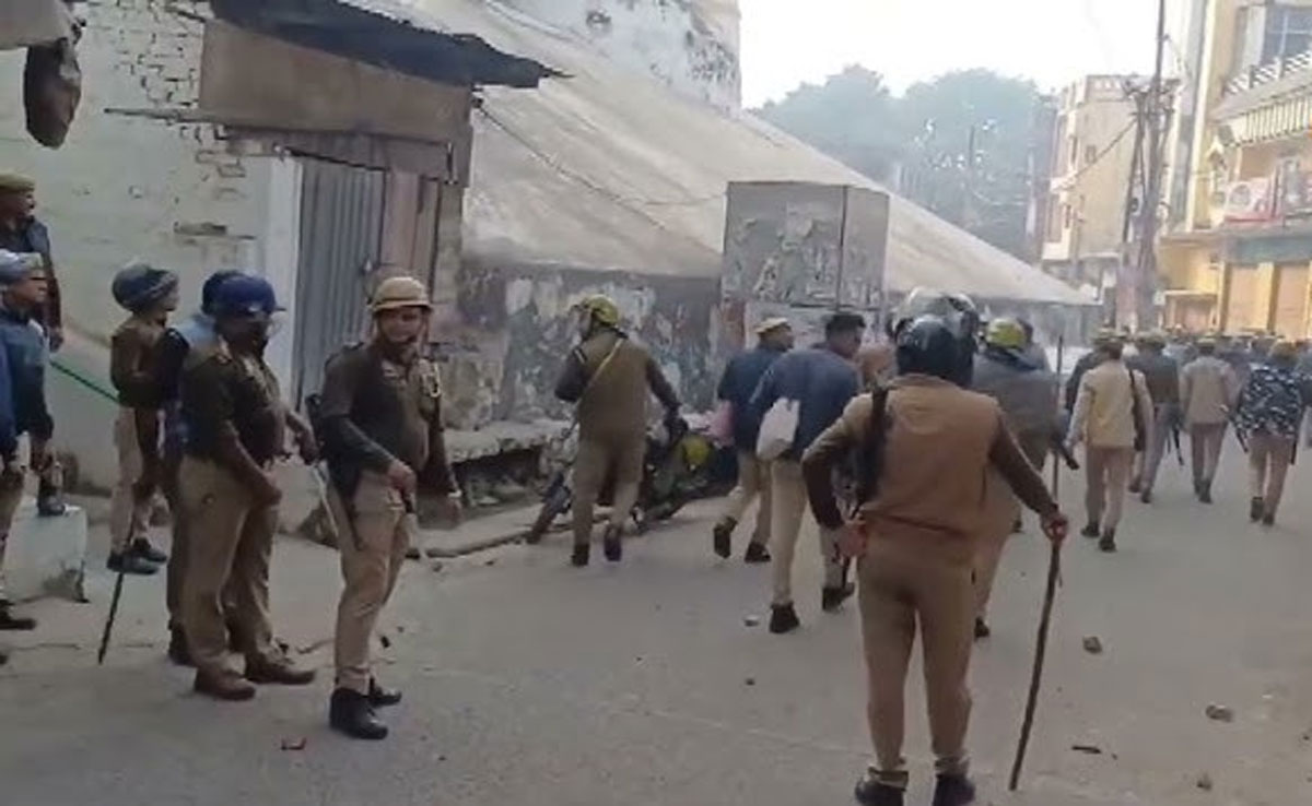 Three people died in violent clash during survey at Shahi Jama Masjid in Sambhal, UP.